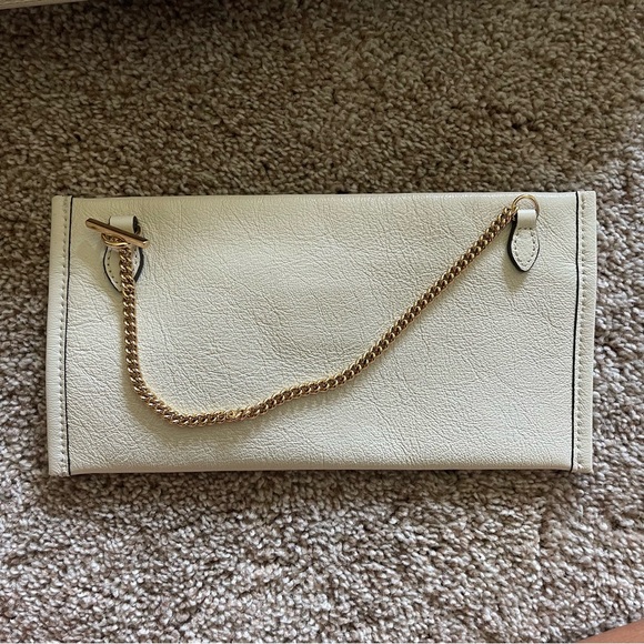 Authentic Gucci Rajah Large White Leather Tote Shoulder Bag Sherry Tiger 537219 - Picture 15 of 16